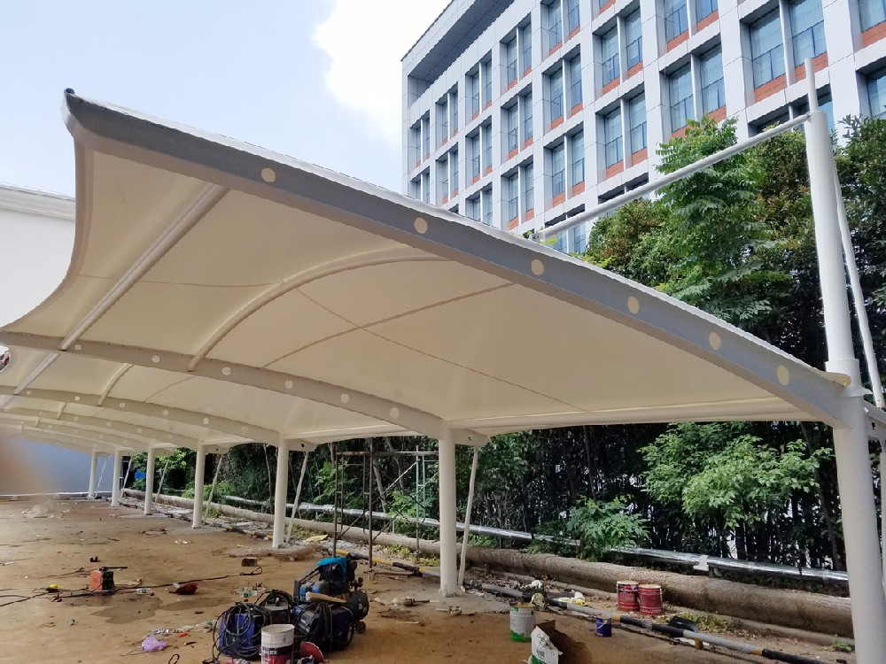 膜结构车棚工程案例